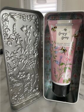 Vegan Honey Hand Cream - Pink Floral Nourishing Cream